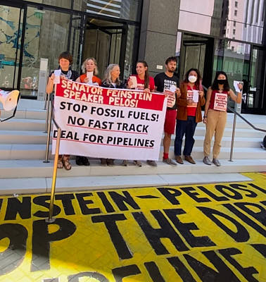 Ally Action: No Dirty Deal @ Sen. Feinstein's Office:September 1st, 2022